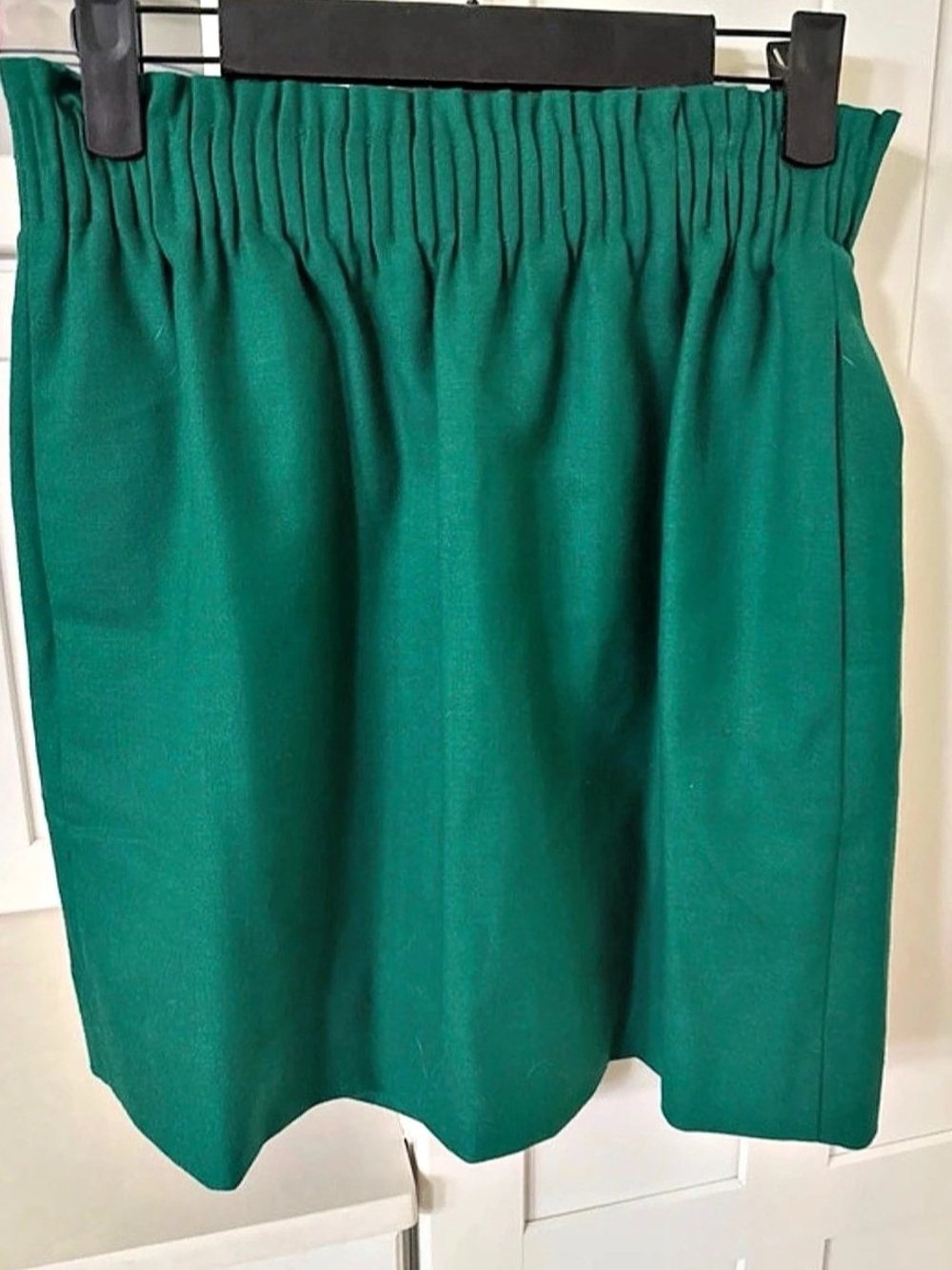 J.Crew Pleated Skirt in Green Size 0 Like New